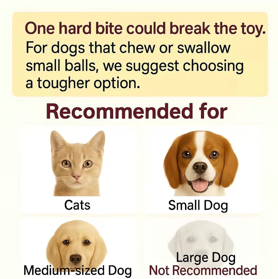 Interactive Cat & Dog Teaser Toy with Two Additional Tails, Kitten Rolling Ball Toy, Pet Supplies, Dog & Cat Accessories Cute Dog Toys